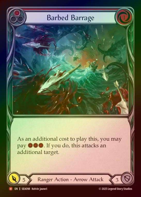 【RF】【予約商品】【EN】[Ranger] 逆棘の弾幕/Barbed Barrage [SEA098-M]
