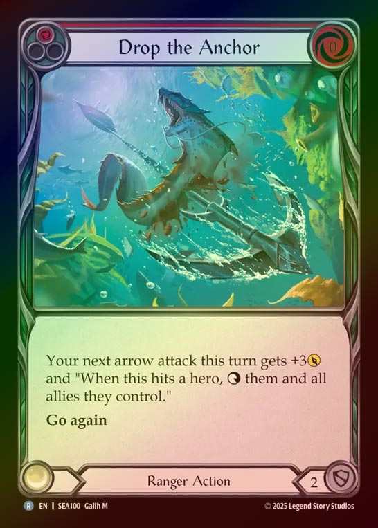 【RF】【予約商品】【EN】[Ranger] 投錨/Drop the Anchor (red)  [SEA100-R]