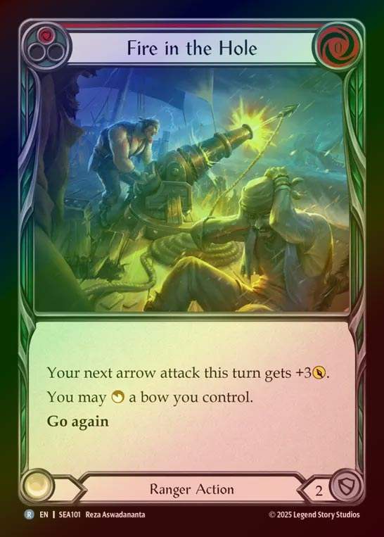【RF】【予約商品】【EN】[Ranger] 爆発注意/Fire in the Hole (red)  [SEA101-R]