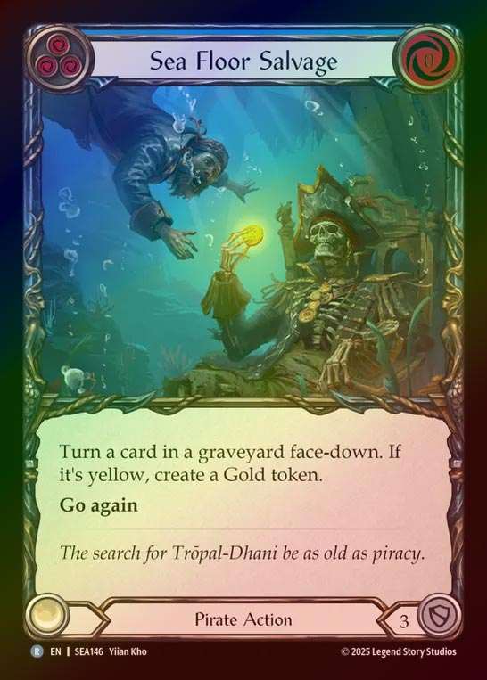 【RF】【予約商品】【EN】[Pirate] 海底からの回収/Sea Floor Salvage (blue)  [SEA146-R]