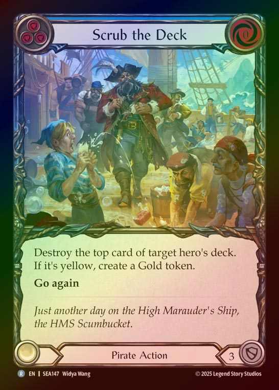【RF】【予約商品】【EN】[Pirate] 甲板掃除/Scrub the Deck (blue)  [SEA147-R]