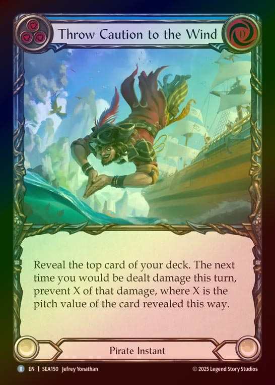 【RF】【予約商品】【EN】[Pirate] 無謀な飛び込み/Throw Caution to the Wind (blue)  [SEA150-R]