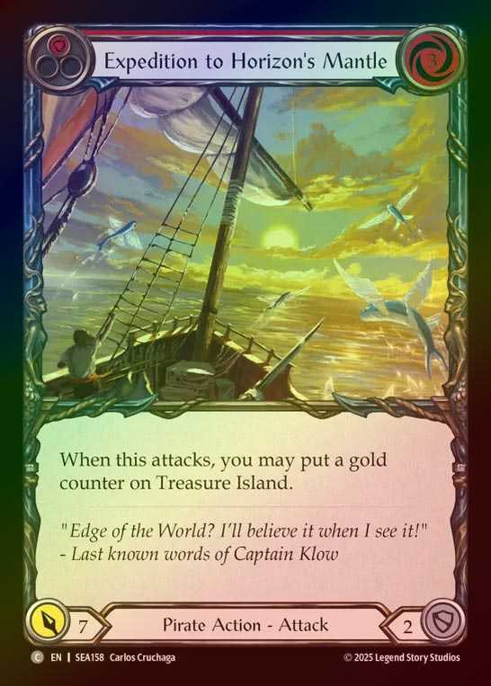 【RF】【予約商品】【EN】[Pirate] 天海融域の探検/Expedition to Horizon's Mantle (red)  [SEA158-C]