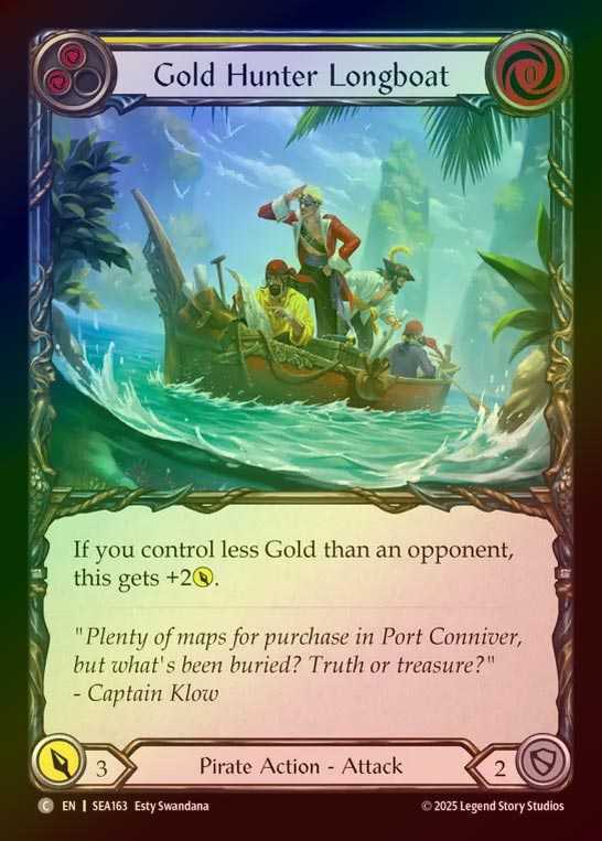【RF】【予約商品】【EN】[Pirate] ゴールドハンターの長艇/Gold Hunter Longboat [SEA163-C]