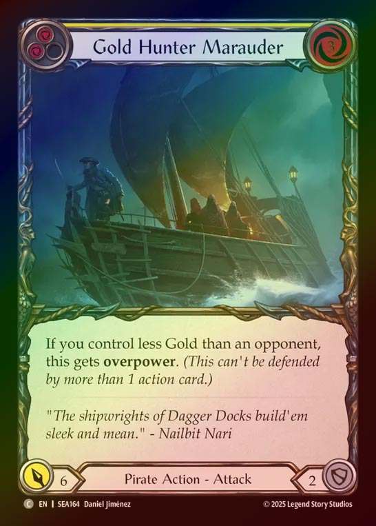 【RF】【予約商品】【EN】[Pirate] ゴールドハンターの略奪者/Gold Hunter Marauder (yellow)  [SEA164-C]