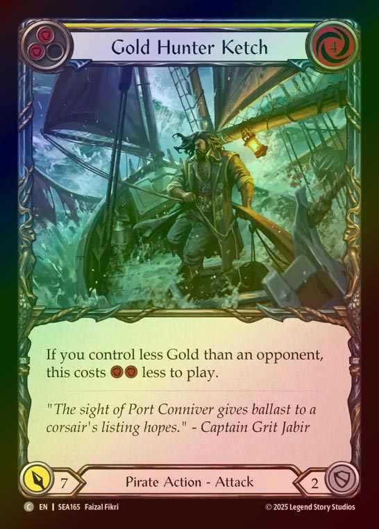 【RF】【予約商品】【EN】[Pirate] ゴールドハンターの縦帆船/Gold Hunter Ketch (yellow)  [SEA165-C]