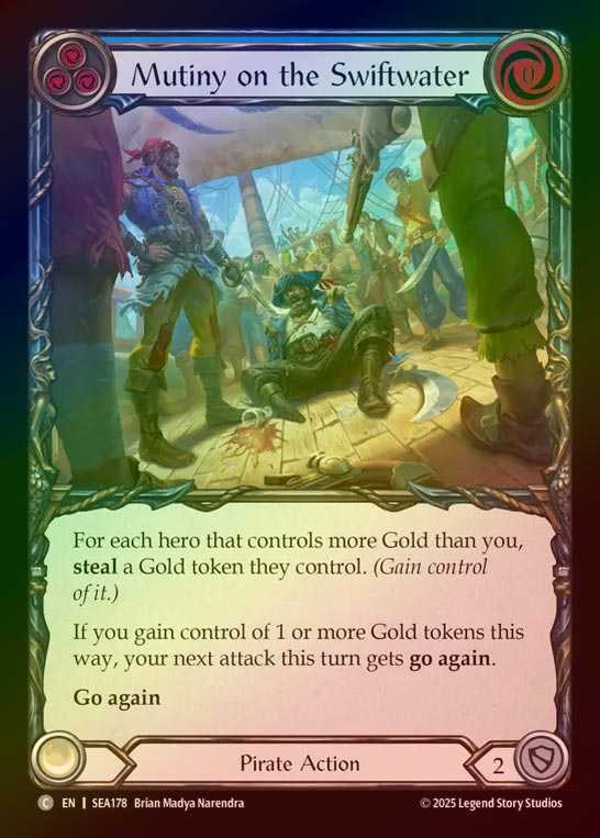 【RF】【予約商品】【EN】[Pirate] スウィフトウォーターでの反乱/Mutiny on the Swiftwater (blue)  [SEA178-C]