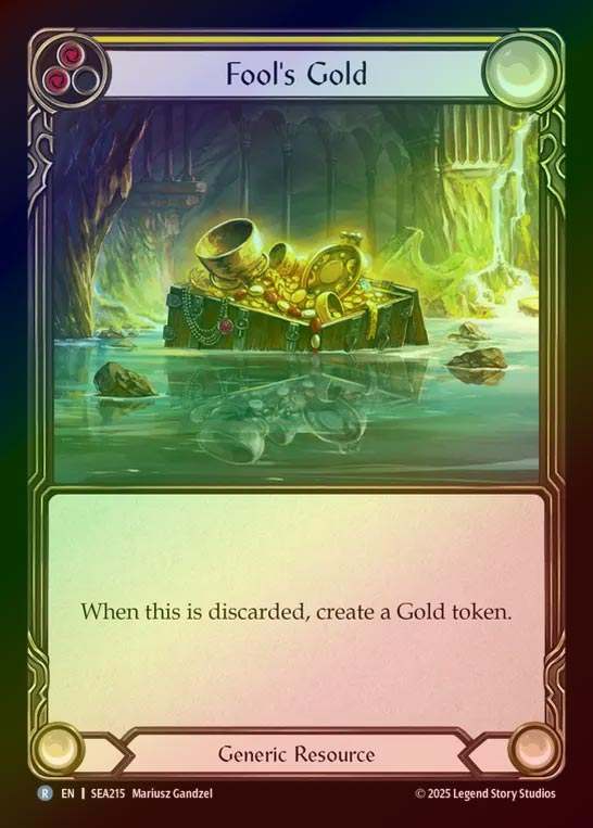 【RF】【予約商品】【EN】[Generic] 愚者の偽金貨/Fool's Gold (yellow)  [SEA215-R]