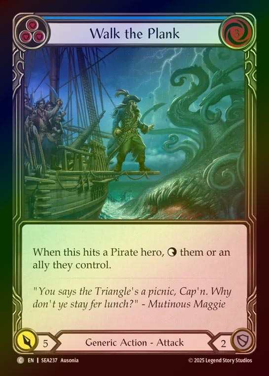 【RF】【予約商品】【EN】[Generic] 板歩きの刑/Walk the Plank (blue)  [SEA237-C]