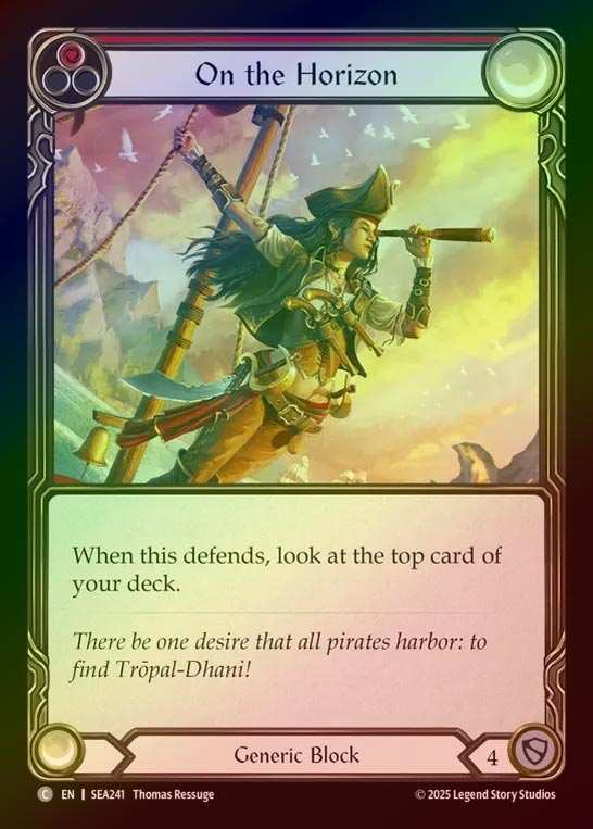 【RF】【予約商品】【EN】[Generic] 水平線上/On the Horizon (red)  [SEA241-C]