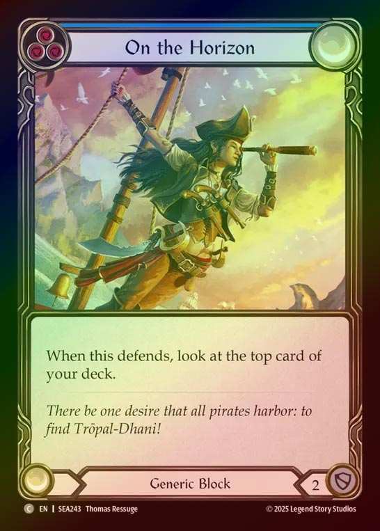 【RF】【予約商品】【EN】[Generic] 水平線上/On the Horizon (blue)  [SEA243-C]