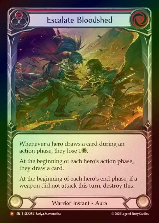 【RF】【予約商品】【EN】[Warrior] 流血の激化/Escalate Bloodshed [SEA253-M]