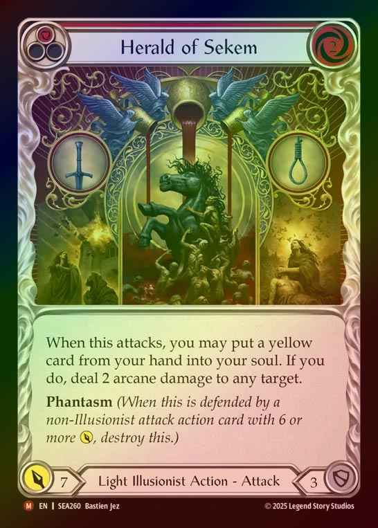 【RF】【予約商品】【EN】[Lightning Illusionist] セケムのヘラルド/Herald of Sekem [SEA260-M]