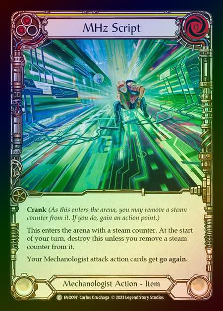 【RF】[Mechanologist] MHz Script [EVO097-C] Rainbow Foil