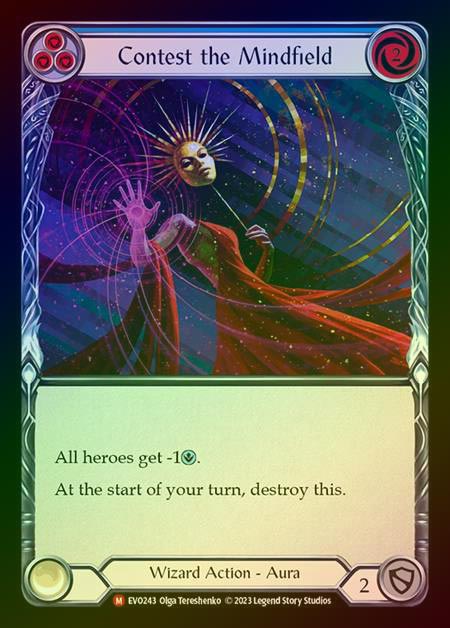 【RF】[Wizard] Contest the Mindfield [EVO243-M] Rainbow Foil