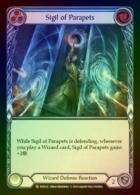 【RF】[Wizard] Sigil of Parapets [EVR122-M] Rainbow Foil