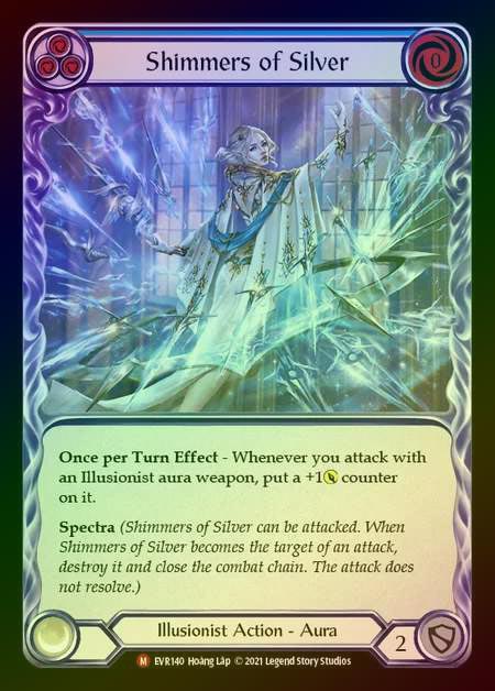 【RF】[Illusionist] Shimmers of Silver [EVR140-M] Rainbow Foil