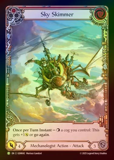 【RF】[Mechanologist] Sky Skimmer (Extended Art) (red) [GEM042-P]