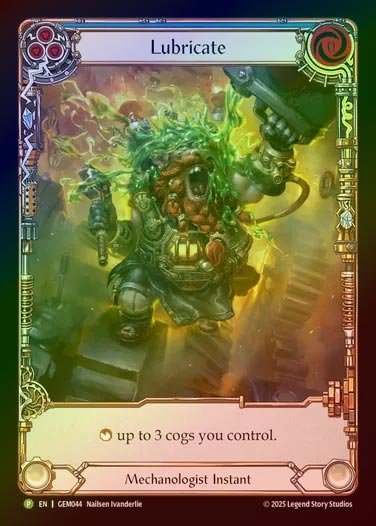 【RF】[Mechanologist] Lubricate (Extended Art) (blue) [GEM044-P]