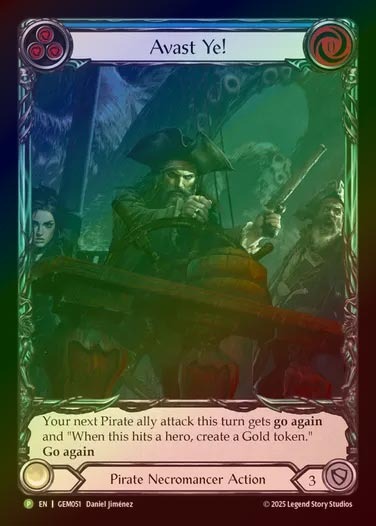 【RF】[Pirate Necromancer] Avast Ye! (Extended Art) (blue) [GEM051-P]