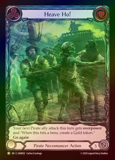 【RF】[Pirate Necromancer] Heave Ho! (Extended Art) (blue) [GEM052-P]