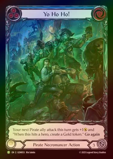 【RF】[Pirate Necromancer] Yo Ho Ho! (Extended Art) (blue) [GEM053-P]