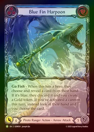 【RF】[Pirate Ranger] Blue Fin Harpoon (blue) [GEM054-P]
