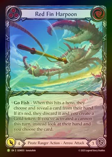 【RF】[Pirate Ranger] Red Fin Harpoon (blue) [GEM055-P]