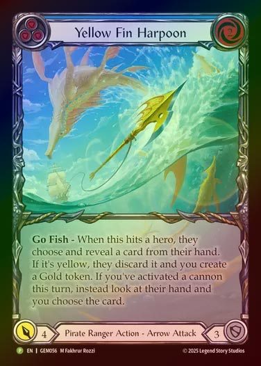 【RF】[Pirate Ranger] Yellow Fin Harpoon (blue) [GEM056-P]