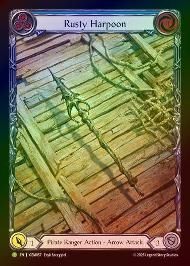 【RF】[Pirate Ranger] Rusty Harpoon (Extended Art) (blue) [GEM057-P]