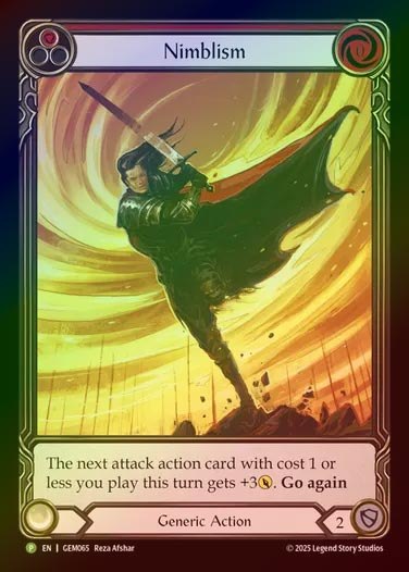 【RF】[Generic] Nimblism (Extended Art) (red) [GEM065-P]