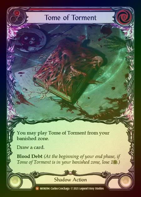 【RF】[Shadow] Tome of Torment [1st-MON_194-M] Rainbow Foil