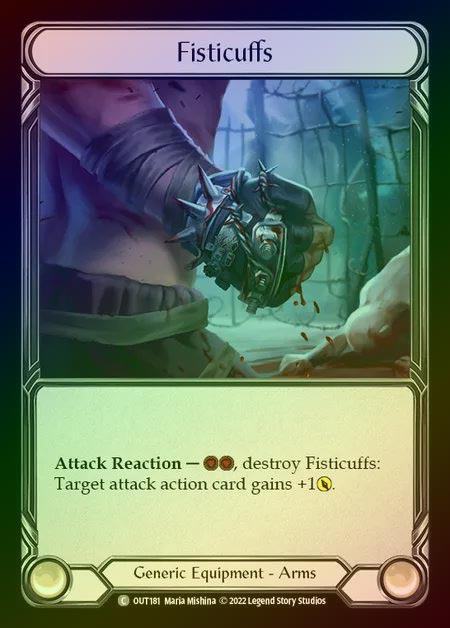 【RF】[Generic] Fisticuffs [OUT181-C] Rainbow Foil