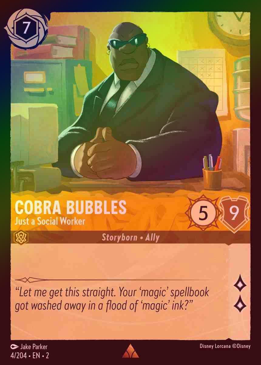 【FOIL】Cobra Bubbles - Just a Social Worker [ROTF-004/204-R]