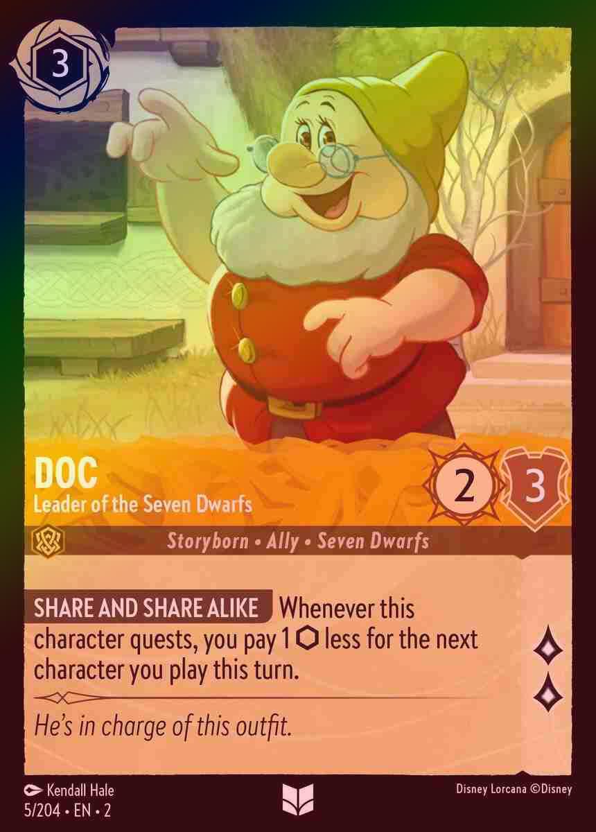 【FOIL】Doc - Leader of the Seven Dwarfs [ROTF-005/204-U]