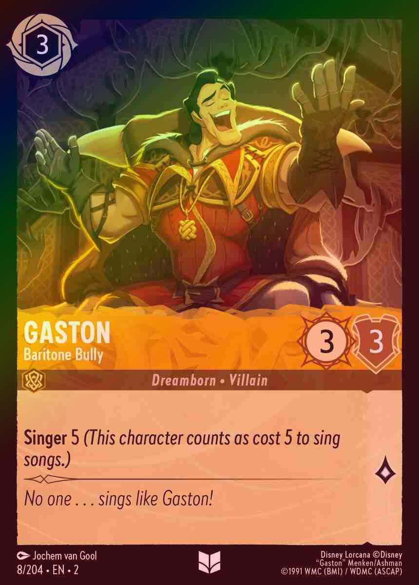 【FOIL】Gaston - Baritone Bully [ROTF-008/204-U]