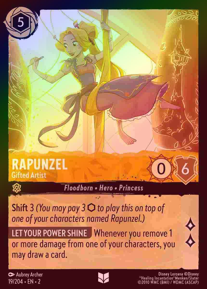 【FOIL】Rapunzel - Gifted Artist [ROTF-019/204-U]