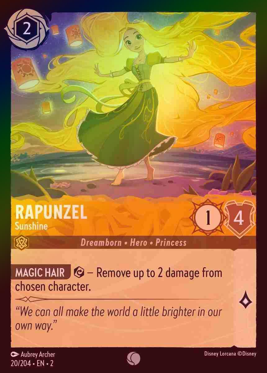 【FOIL】Rapunzel - Sunshine [ROTF-020/204-C]