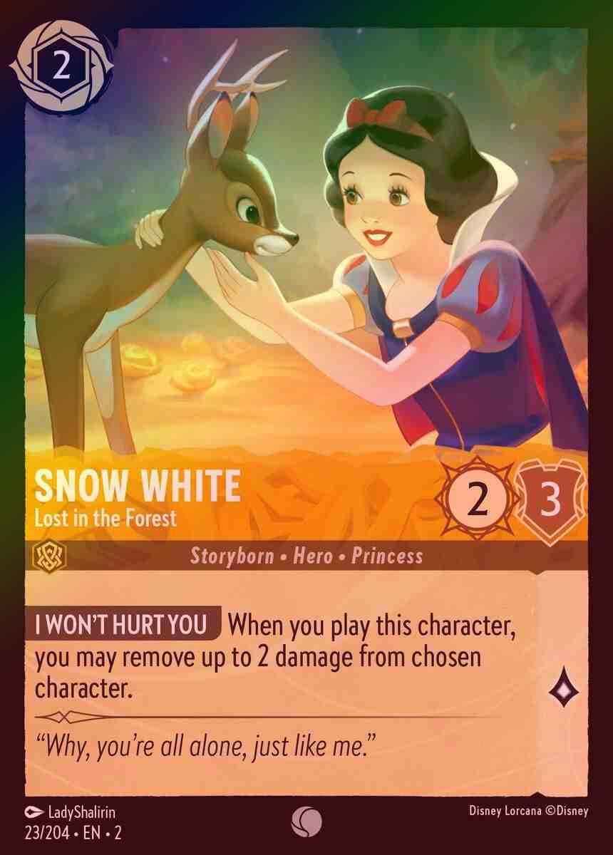 【FOIL】Snow White - Lost in the forest [ROTF-023/204-C]