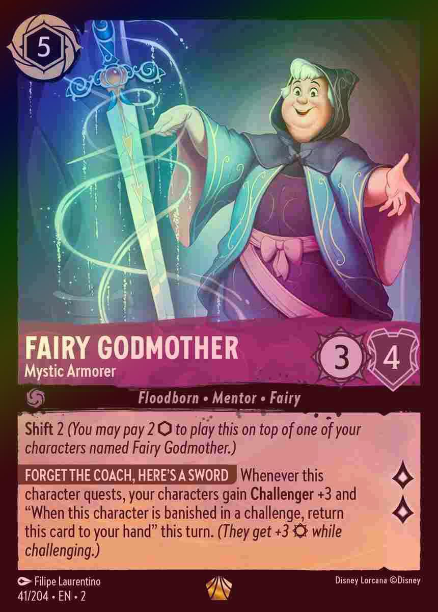 【FOIL】Fairy Godmother - Mystic Armorer [ROTF-041/204-L]