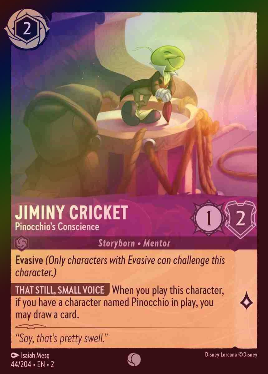 【FOIL】Jiminy Cricket - Pinocchio’s Conscience [ROTF-044/204-C]