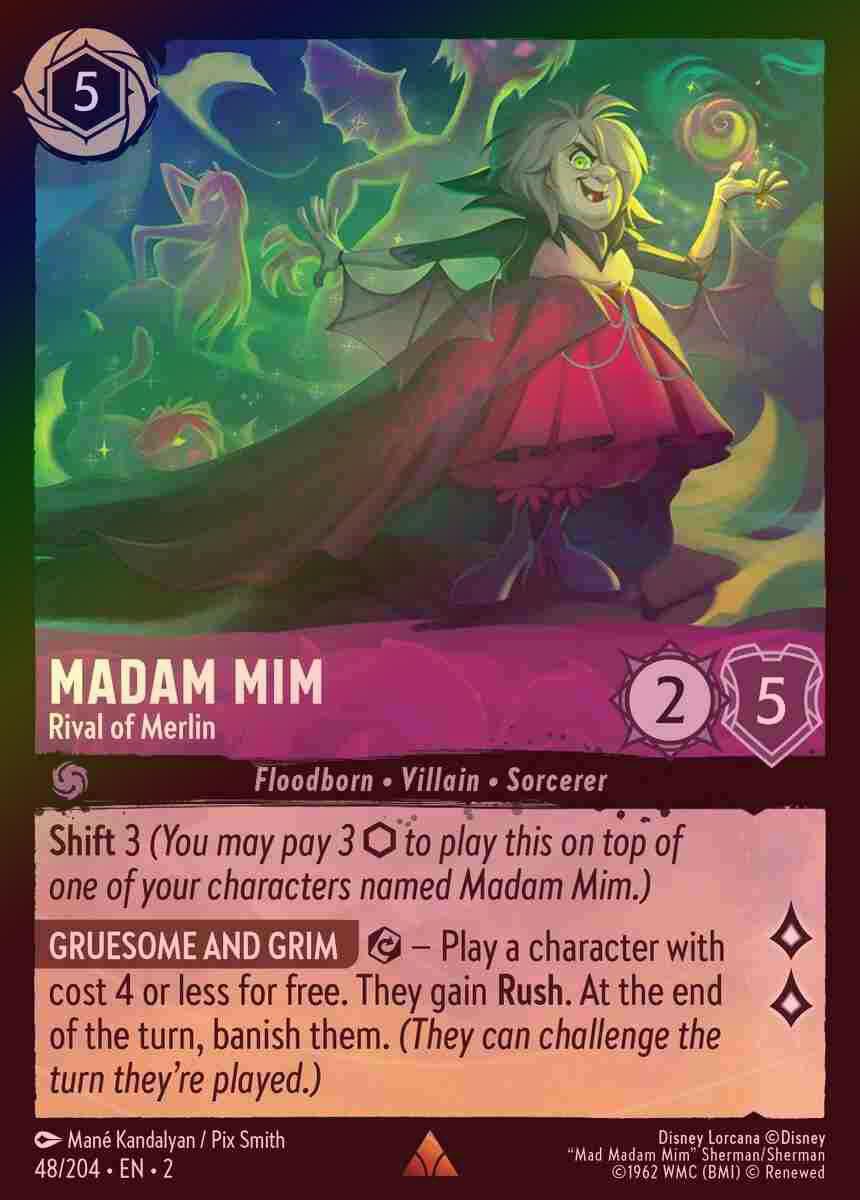 【FOIL】Madam Mim - Rival of Merlin [ROTF-048/204-R]