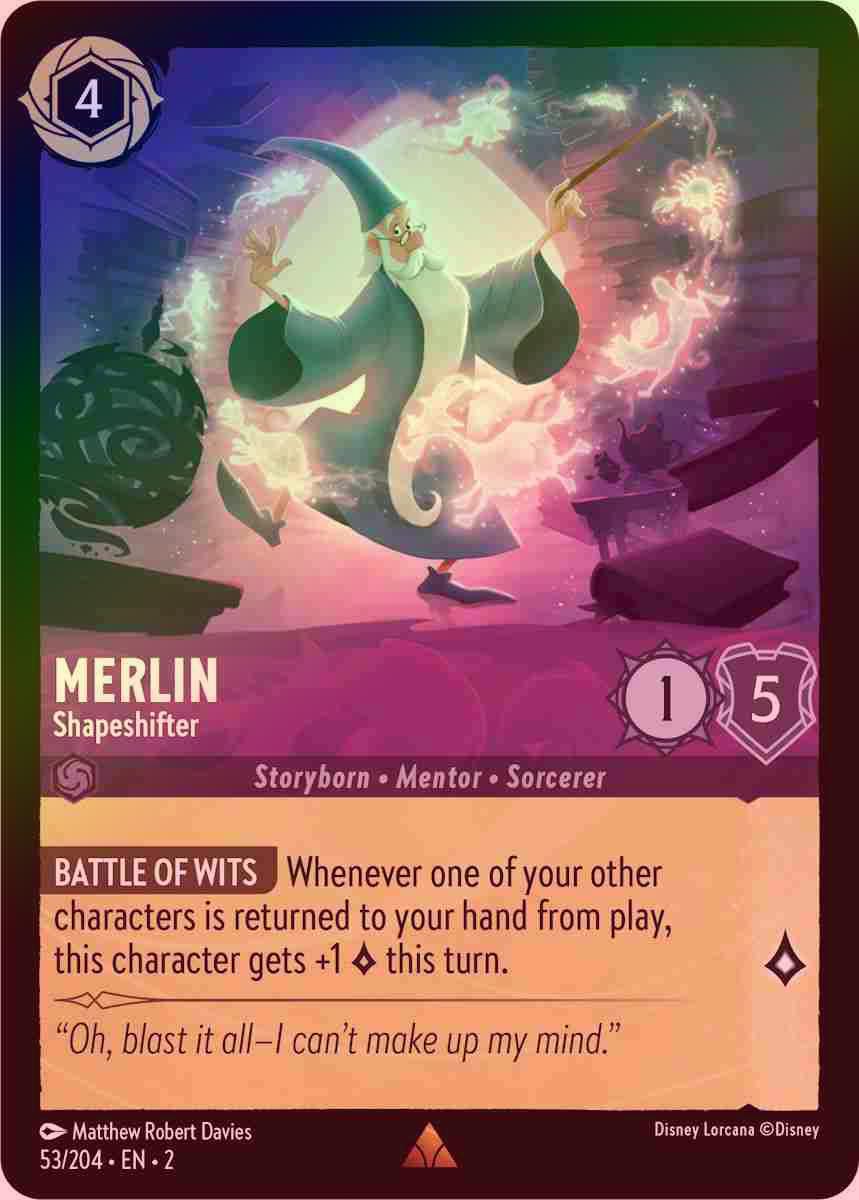 【FOIL】Merlin - Shapeshifter [ROTF-053/204-R]