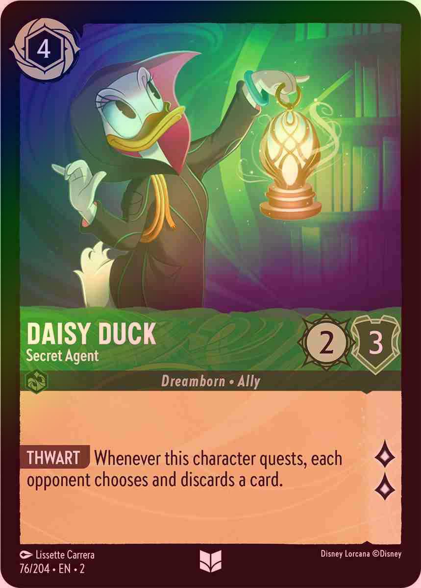 【FOIL】Daisy Duck - Secret Agent [ROTF-076/204-U]