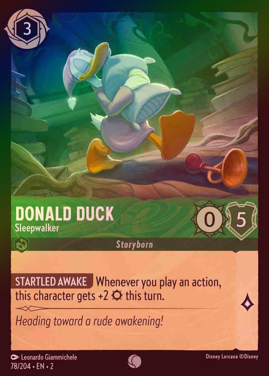 【FOIL】Donald Duck - Sleepwalker [ROTF-078/204-C]