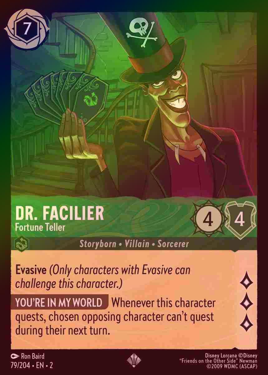 【FOIL】Dr. Facilier - Fortune Teller [ROTF-079/204-S]