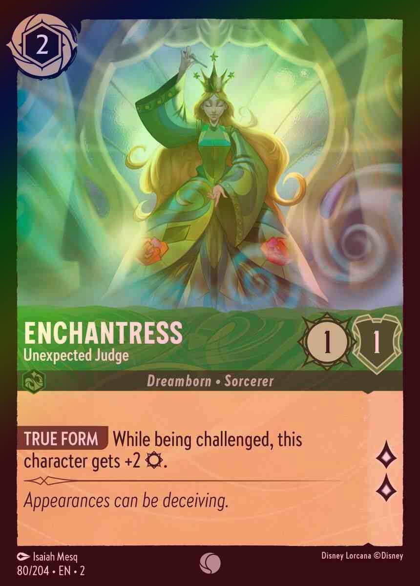 【FOIL】Enchantress - Unexpected Judge [ROTF-080/204-C]