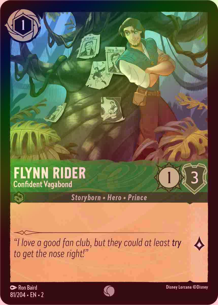 【FOIL】Flynn Rider - Confident Vagabond [ROTF-081/204-C]