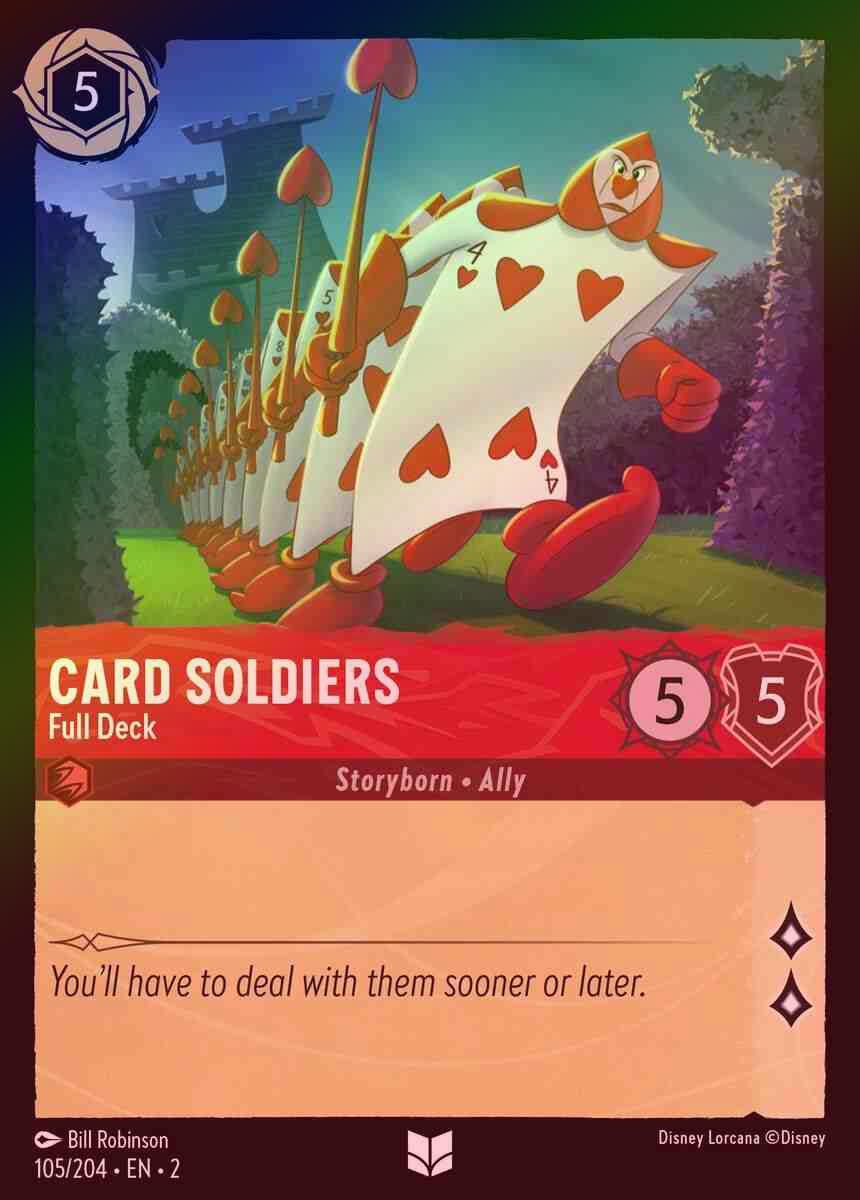 【FOIL】Card Soldiers - Full Deck [ROTF-105/204-U]