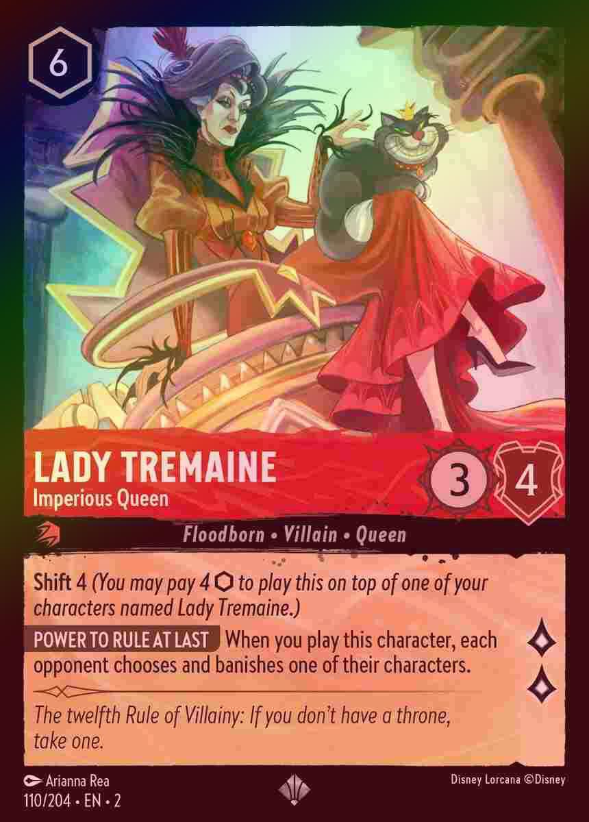 【FOIL】Lady Tremaine - Imperious Queen [ROTF-110/204-S]